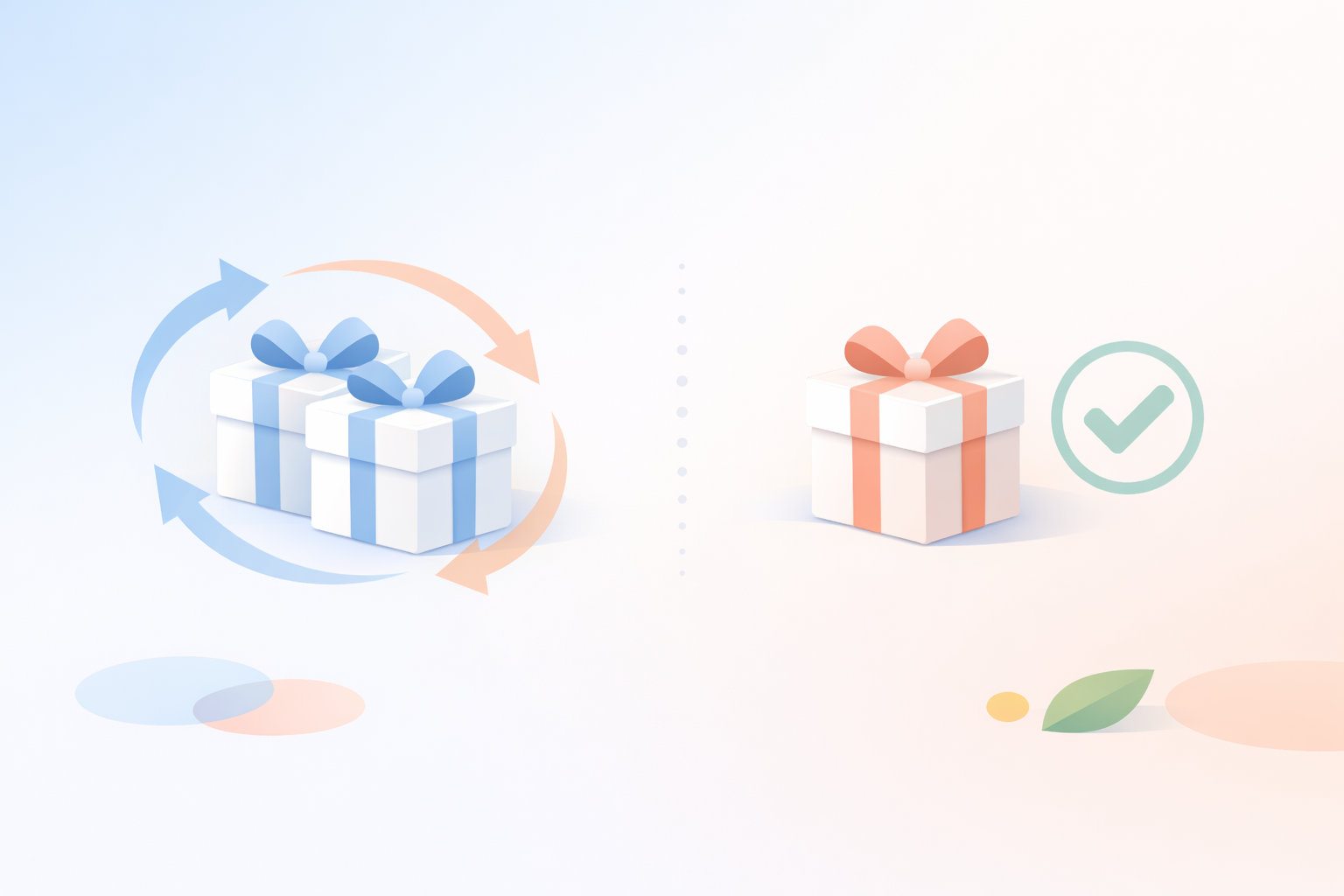 Wie man doppelte Geschenke vermeidet